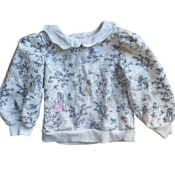 Disney Janie and Jack Aurora Sleeping Beauty Princess Print Top 18 to 24 Months - Picture 1 of 8